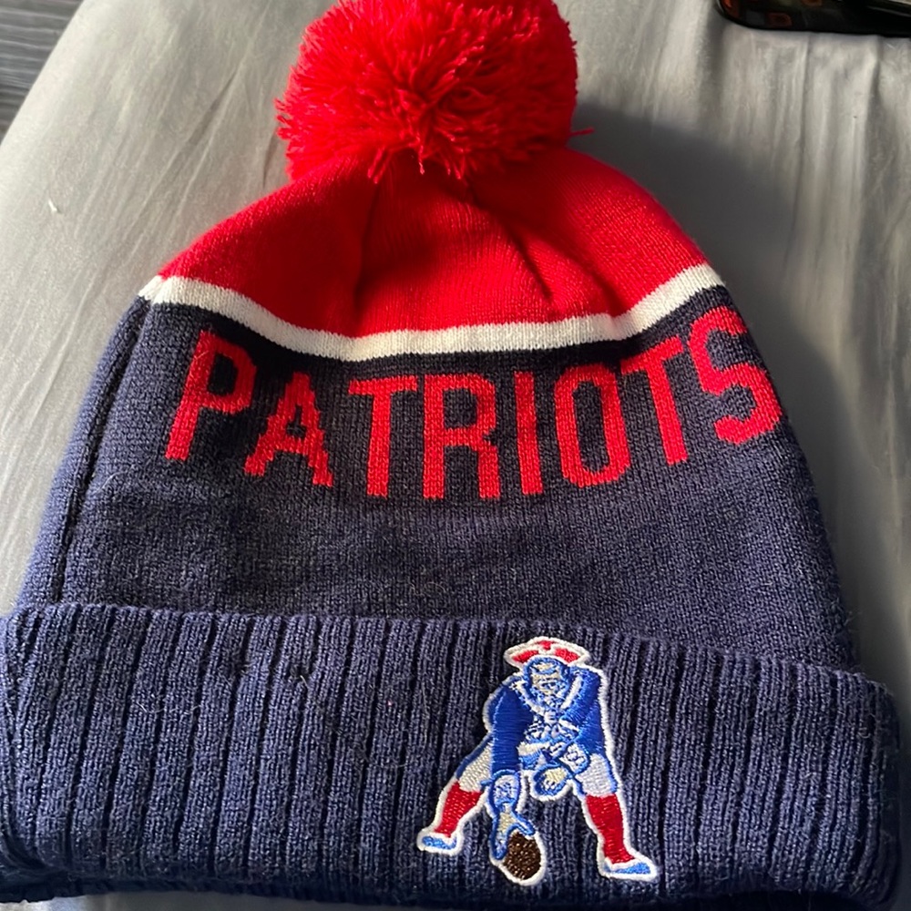 New England patriots winter hat